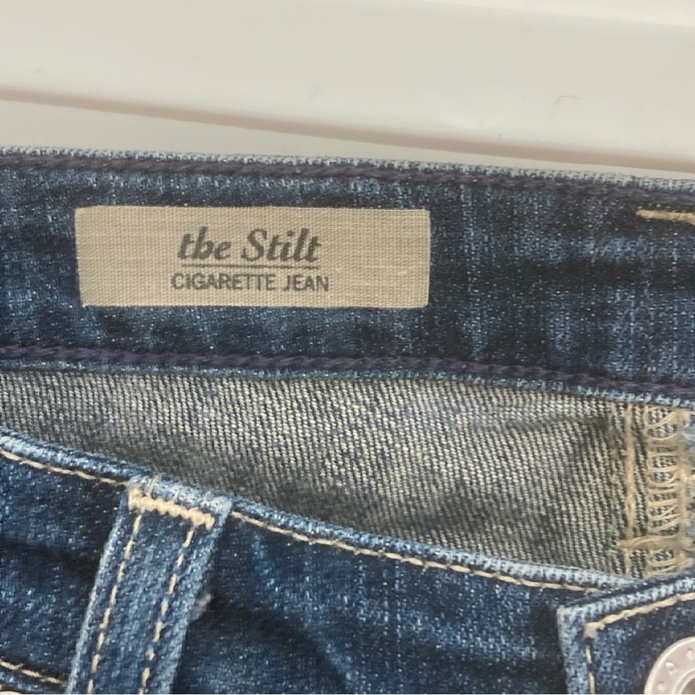 AG Adriano Goldschmied Jeans Womens Size 27R The Stilt Cigarette Leg Stretch USA - Picture 3 of 12